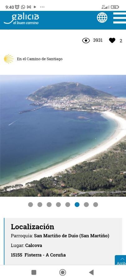 Appartement Piso Playa Langosteira à Finisterre Extérieur photo
